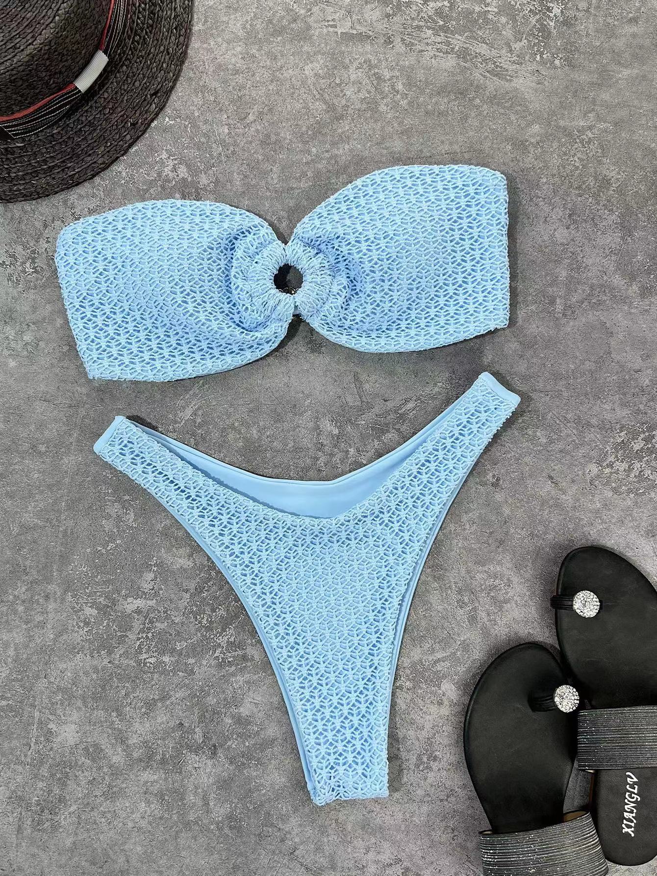 Dockside- Crochet Bandeau Bikini Set