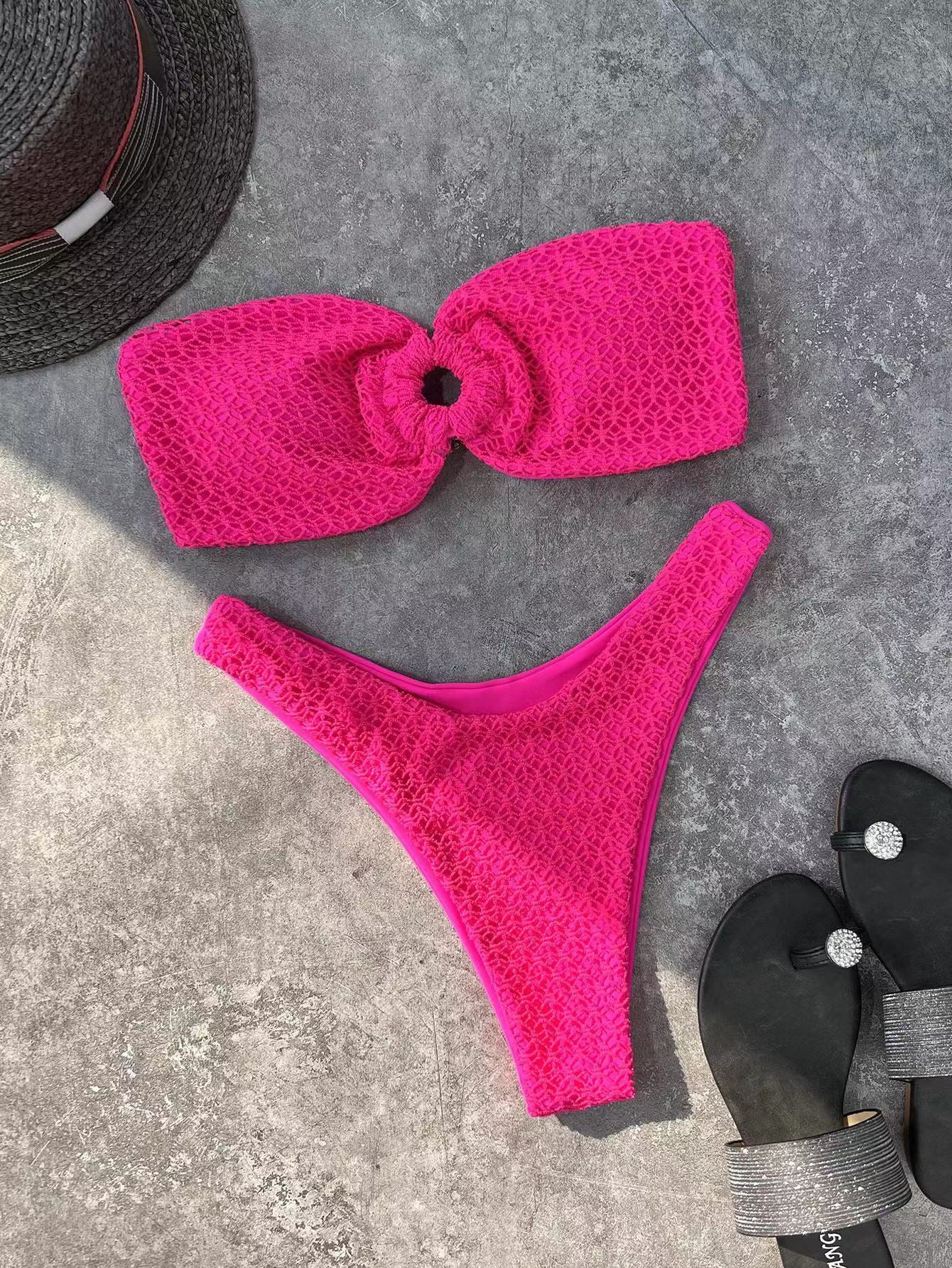 Dockside- Crochet Bandeau Bikini Set